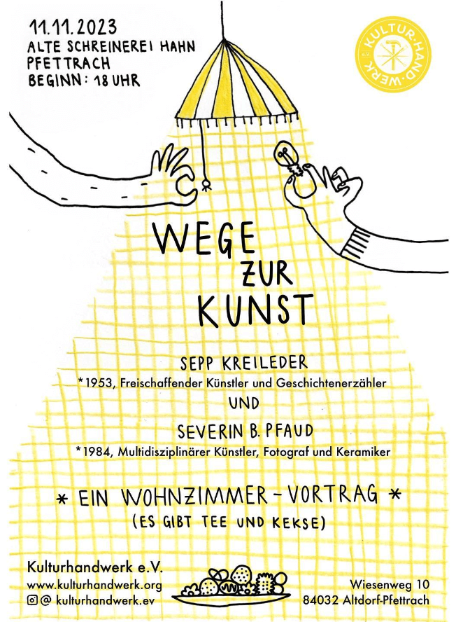 Flyer Wege zur Kunst