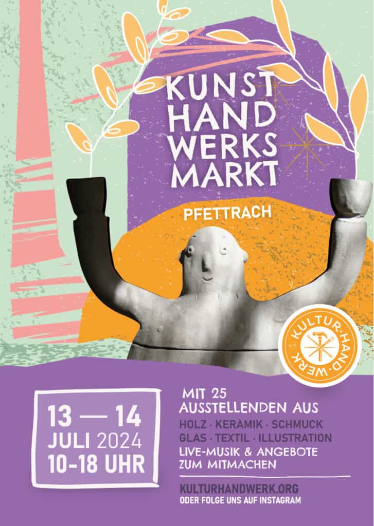 Flyer Kunstahandwerksmarkt 2024